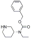 Ethyl-(R)-piperidin-3-yl-carbaMic acid benzyl ester Struktur