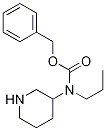 Ethyl-piperidin-3-ylMethyl-carbaMic acid benzyl ester Struktur