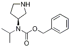 Isopropyl-(S)-pyrrolidin-3-yl-carbaMic acid benzyl ester Struktur