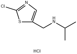 N-((2-chlorothiazol-5-yl)Methyl)propan-2-aMine hydrochloride Struktur