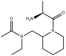 N-[1-((S)-2-AMino-propionyl)-piperidin-2-ylMethyl]-N-ethyl-acetaMide Struktur