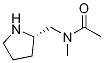 N-Methyl-N-(S)-1-pyrrolidin-2-ylMethyl-acetaMide Struktur