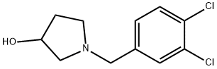 1-(3,4-dichlorobenzyl)pyrrolidin-3-ol Struktur