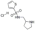 Thiophene-2-sulfonic acid (pyrrolidin-2-ylmethyl)-amide hydrochloride Struktur