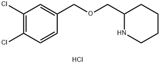 2-(3,4-Dichloro-benzyloxymethyl)-piperidine hydrochloride Struktur