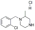 1-(2-Chloro-benzyl)-2-methyl-piperazine hydrochloride Struktur