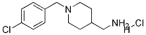 [1-(4-Chloro-benzyl)-piperidin-4-yl]-methyl-amine hydrochloride Struktur