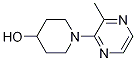 1-(3-Methyl-pyrazin-2-yl)-piperidin-4-ol Struktur