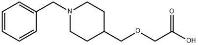 (1-Benzyl-piperidin-4-ylMethoxy)-acetic acid Struktur