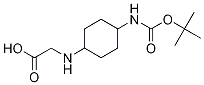 (1R,4R)-(4-tert-ButoxycarbonylaMino-cyclohexylaMino)-acetic acid Struktur