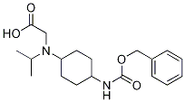 (1R,4R)-[(4-BenzyloxycarbonylaMino-cyclohexyl)-isopropyl-aMino]-acetic acid Struktur