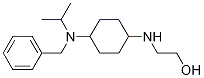 (1R,4R)-2-[4-(Benzyl-isopropyl-aMino)-cyclohexylaMino]-ethanol Struktur