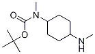 (1R,4R)-Methyl-(4-MethylaMino-cyclohexyl)-carbaMic acid tert-butyl ester Struktur