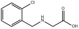 (2-Chloro-benzylaMino)-acetic acid Struktur