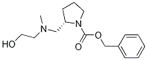 (S)-2-{[(2-Hydroxy-ethyl)-Methyl-aMino]-Methyl}-pyrrolidine-1-carboxylic acid benzyl ester Struktur