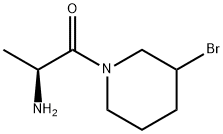 (S)-2-AMino-1-(3-broMo-piperidin-1-yl)-propan-1-one Struktur