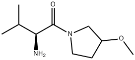 (S)-2-AMino-1-(3-Methoxy-pyrrolidin-1-yl)-3-Methyl-butan-1-one Struktur