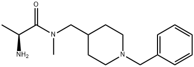 (S)-2-AMino-N-(1-benzyl-piperidin-4-ylMethyl)-N-Methyl-propionaMide Struktur