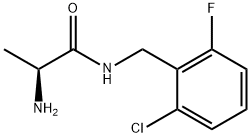 (S)-2-AMino-N-(2-chloro-6-fluoro-benzyl)-propionaMide Struktur