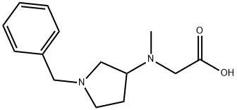 [(1-Benzyl-pyrrolidin-3-yl)-Methyl-aMino]-acetic acid Struktur