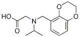 [(2,3-Dihydro-benzo[1,4]dioxin-5-ylMethyl)-isopropyl-aMino]-acetic acid Struktur