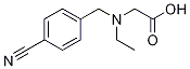 [(4-Cyano-benzyl)-ethyl-aMino]-acetic acid Struktur