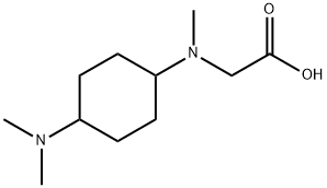 [(4-DiMethylaMino-cyclohexyl)-Methyl-aMino]-acetic acid Struktur