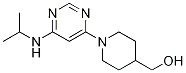 [1-(6-IsopropylaMino-pyriMidin-4-yl)-piperidin-4-yl]-Methanol Struktur