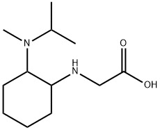 [2-(Isopropyl-Methyl-aMino)-cyclohexylaMino]-acetic acid Struktur