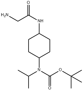 [4-(2-AMino-acetylaMino)-cyclohexyl]-isopropyl-carbaMic acid tert-butyl ester Struktur