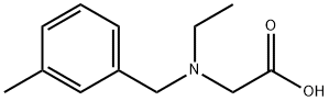 [Ethyl-(3-Methyl-benzyl)-aMino]-acetic acid Struktur