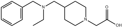 {4-[(Benzyl-ethyl-aMino)-Methyl]-piperidin-1-yl}-acetic acid Struktur