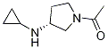 1-((R)-3-CyclopropylaMino-pyrrolidin-1-yl)-ethanone Struktur