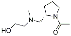 1-((S)-2-{[(2-Hydroxy-ethyl)-Methyl-aMino]-Methyl}-pyrrolidin-1-yl)-ethanone Struktur