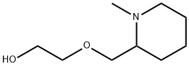 2-(1-Methyl-piperidin-2-ylMethoxy)-ethanol Struktur