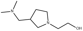 2-(3-DiMethylaMinoMethyl-pyrrolidin-1-yl)-ethanol Struktur