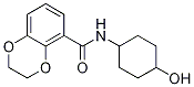 2,3-Dihydro-benzo[1,4]dioxine-5-carboxylic acid (4-hydroxy-cyclohexyl)-aMide Struktur