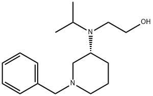 2-[((R)-1-Benzyl-piperidin-3-yl)-isopropyl-aMino]-ethanol Struktur