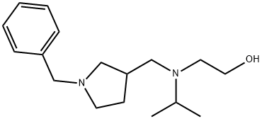 2-[(1-Benzyl-pyrrolidin-3-ylMethyl)-isopropyl-aMino]-ethanol Struktur