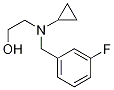 2-[Cyclopropyl-(3-fluoro-benzyl)-aMino]-ethanol Struktur