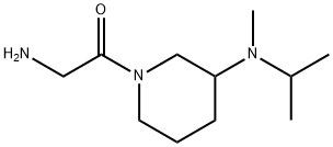 2-AMino-1-[3-(isopropyl-Methyl-aMino)-piperidin-1-yl]-ethanone Struktur