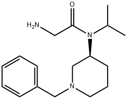 2-AMino-N-((S)-1-benzyl-piperidin-3-yl)-N-isopropyl-acetaMide Struktur