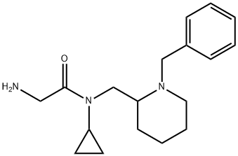 2-AMino-N-(1-benzyl-piperidin-2-ylMethyl)-N-cyclopropyl-acetaMide Struktur