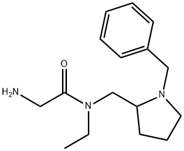 2-AMino-N-(1-benzyl-pyrrolidin-2-ylMethyl)-N-ethyl-acetaMide Struktur