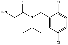 2-AMino-N-(2,5-dichloro-benzyl)-N-isopropyl-acetaMide Struktur