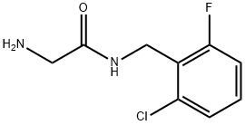 2-AMino-N-(2-chloro-6-fluoro-benzyl)-acetaMide Struktur