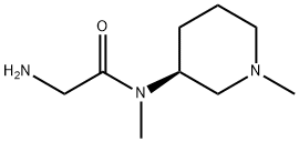 2-AMino-N-Methyl-N-((S)-1-Methyl-piperidin-3-yl)-acetaMide Struktur