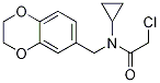 2-Chloro-N-cyclopropyl-N-(2,3-dihydro-benzo[1,4]dioxin-6-ylMethyl)-acetaMide Struktur