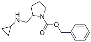 2-CyclopropylaMinoMethyl-pyrrolidine-1-carboxylic acid benzyl ester Struktur