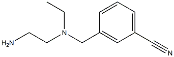 3-{[(2-AMino-ethyl)-ethyl-aMino]-Methyl}-benzonitrile Struktur